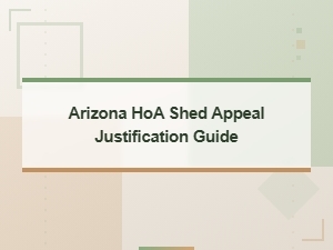 Appeal Your Arizona Hoa Shed Denial